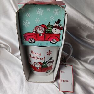PEPPERMINT & PINE MERRY CHRISTMAS MUG AND PUZZLE SET